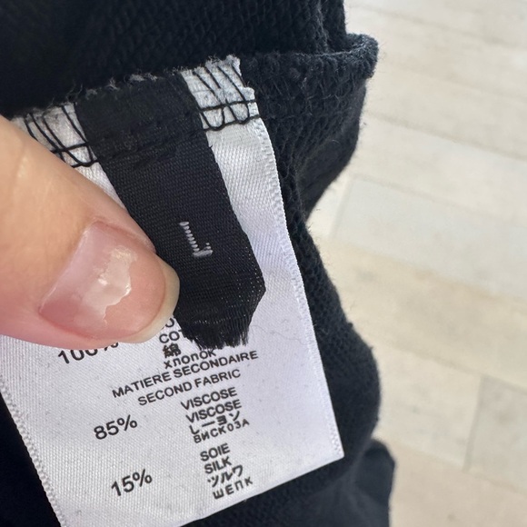 Dior x Kaws Men's Crewneck Sweatshirt Black Size L 2019 Released - Picture 8 of 10